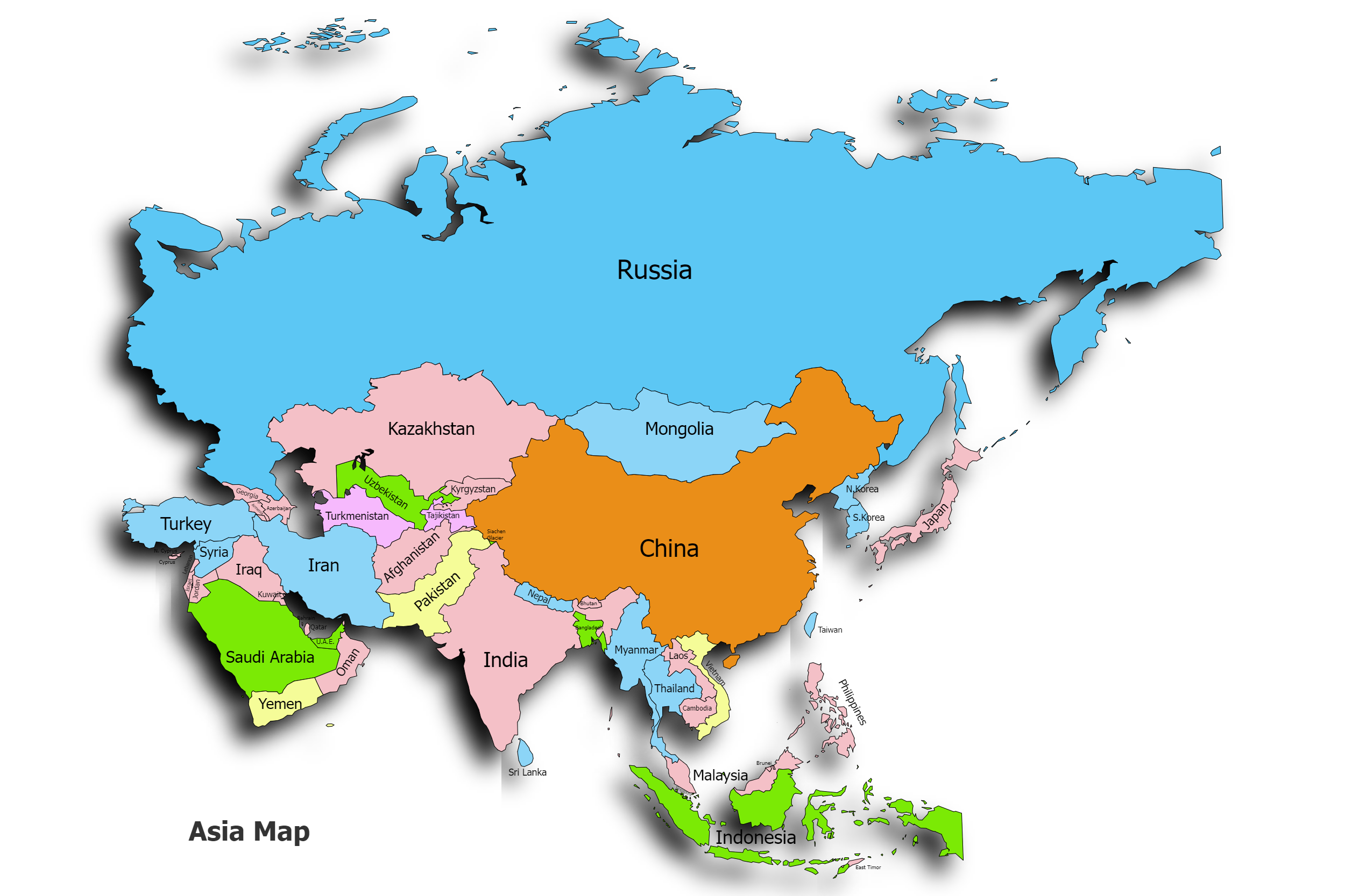 Introduction to Introduction to worlds largest continent Asia